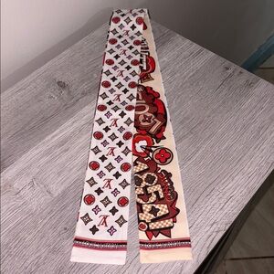 Designer lux twilly bag scarf